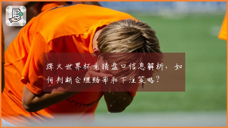 烽火世界杯竞猜盘口信息解析，如何判断合理赔率和下注策略？